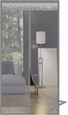 Magnetic Screen Door, 190x250cm Keeps Bugs and Mosquitoes Out Mesh Mosquito Door Full Frame Magic Tape, for Door Balcony Door Living Room Patio Door, Gray A