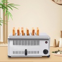 6 Slice Bread Toaster 1680W 110V Stainless Steel Commercial Toaster Bread Baking Machine Precise Timing for Home Kithcen Restaurant Bakery