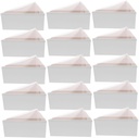 50sets Multipurpose Bakery Supplies of Triangle Mousse Box Pizza Box Lids for Treats Donuts Cupcakes Cookies