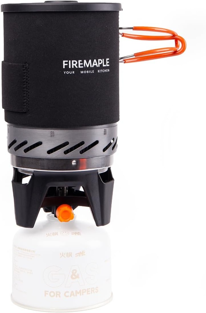 Fire-Maple "Fixed Star 1" Backpacking and Camping Stove System | Outdoor Propane Cooking Gear | Portable Pot/Jet Burner Set | Ideal for Hiking, Trekking, Fishing, Hunting Trips and Emergency Use