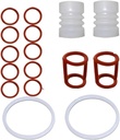 16 Seal Rings, Spare Part Gasket, Rubber O-Ring for BQL Soft Serve Ice Cream Maker