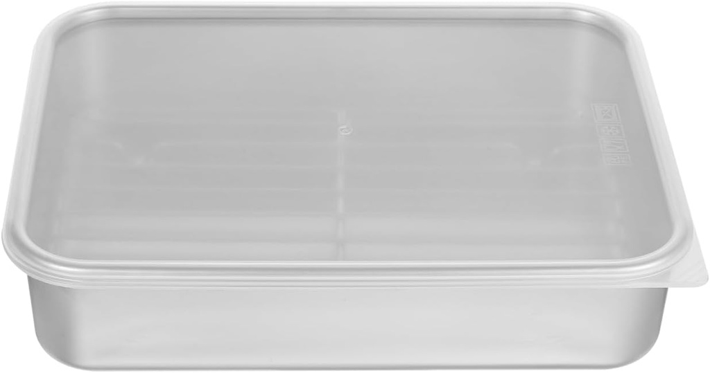 1set Stainless Steel Dumpling Freezer Box with Mesh Rack Multi-function Food Storage Container for Fridge Kitchen Organizer for Meat Fruits Vegetables Compact Sealed