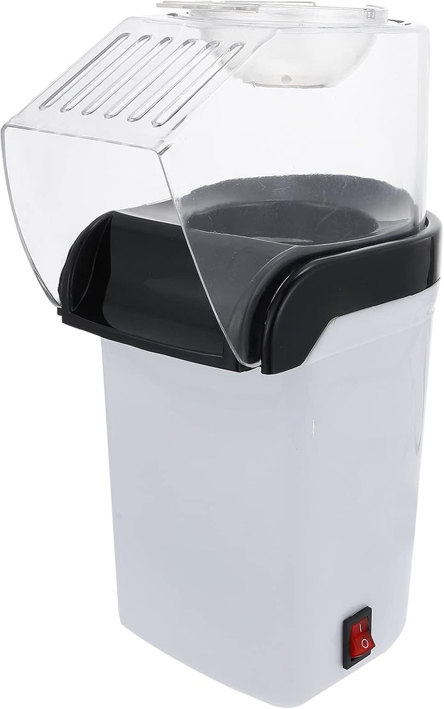 Veemoon 1 Set Automatic Popcorn Machine Air Popcorn Maker Butter Maker Popcorn Makers Nostalgia Popcorn Maker Air Popped Popcorn Maker Snack Maker Electric Child White Abs Snack Machine