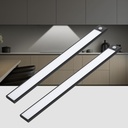 Under Cabinet Lights, 69 LED Closet Lights Wireless USB Charging, 3000mAh Battery Operated Motion Sensor Lighting Indoor 3 Color Dimmable 2 Pack
