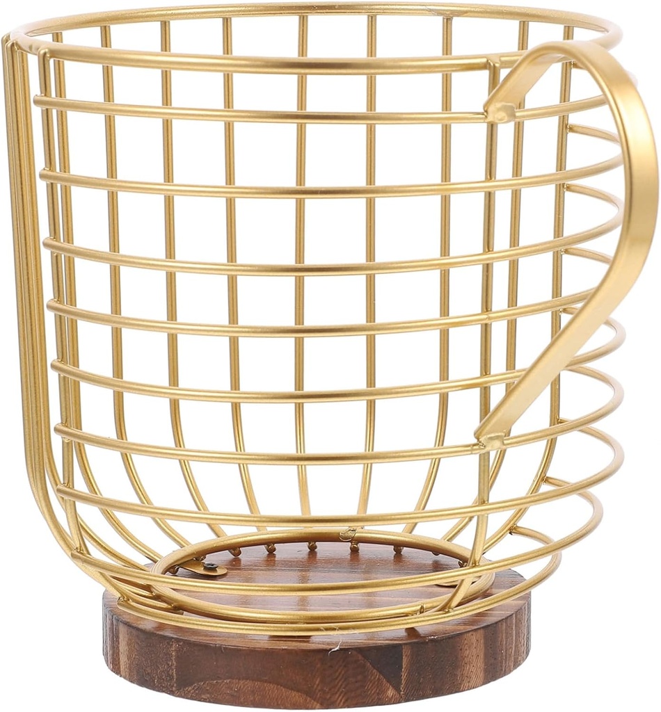 IMIKEYA Holder Basket Coffee Capsules Display Holder Sturdy Fruit Storage Rack Bar Accessory