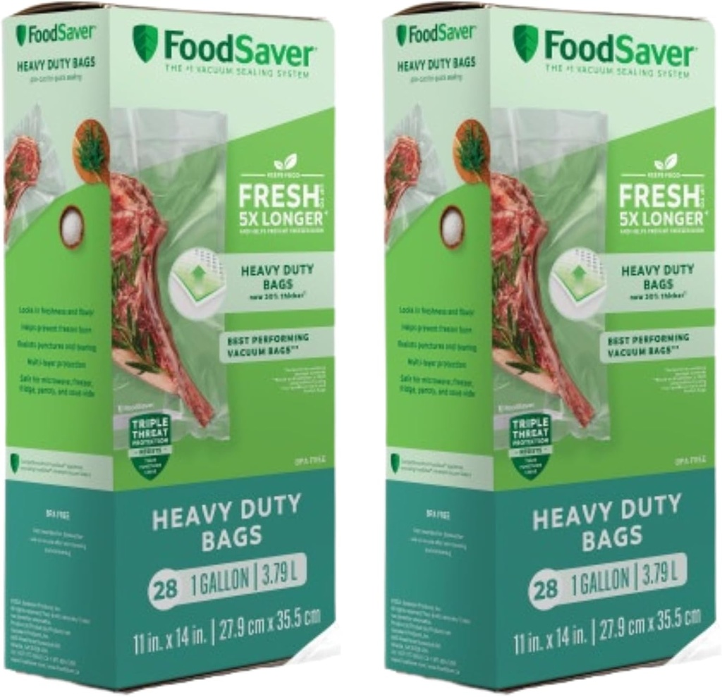 FoodSaver Heavy-Duty Gallon Vacuum Seal Bags (Heavy Duty)