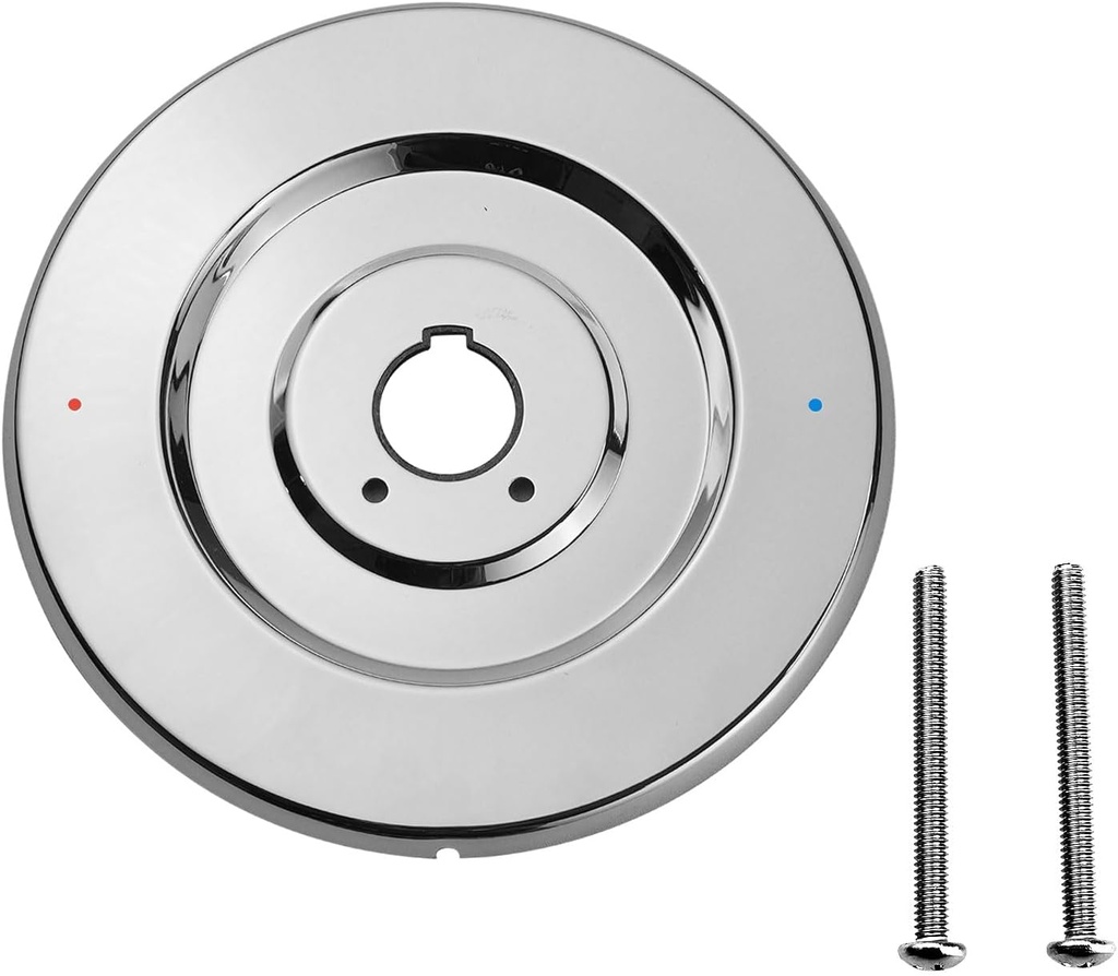 Escutcheon Replacement for Moen 16090 Chateau Collection, Shower Handle Cover Plate for One-Handle Tub and Shower Faucets (Silver)