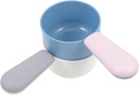 SUPVOX 2pcs Pet Food Scoops Ergonomic Non-Slip Design Durable Plastic Spoons for Dog and Cat Feeding Easy to Clean Comfortable Grip Pet Owners