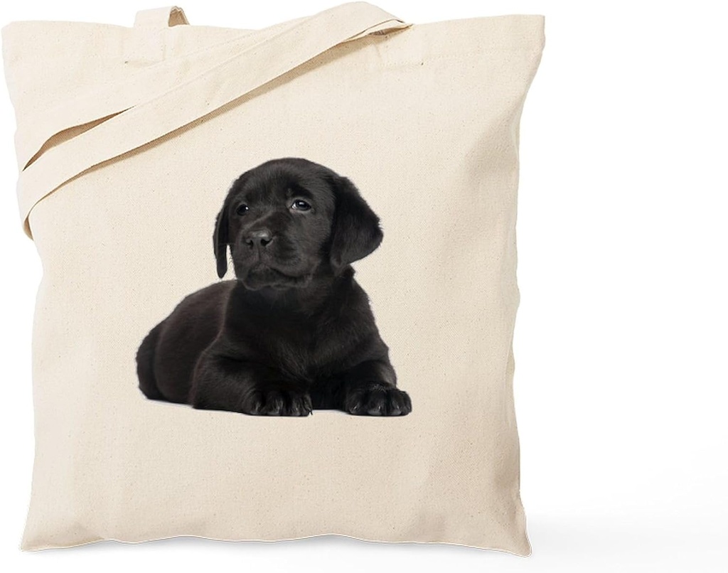 CafePress Labrador Retriever Tote Bag Reusable Natural Beige Canvas Shopping Bag