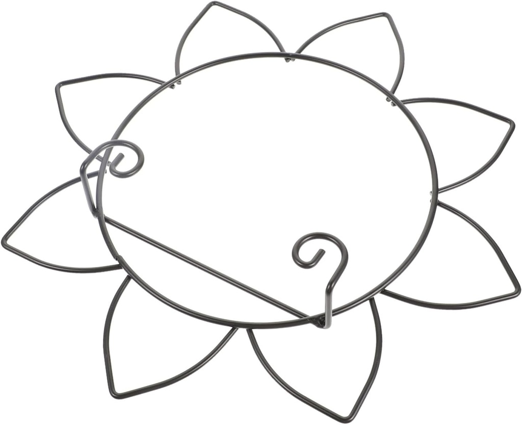 Unomor Creative Iron Art Display Rack Easel for Wall Mounting Elegant Bowl and Plate Holder Stand for Home