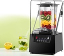 Professional 2000W Quiet Commercial Blender - 2L Large Capacity, 75dB Noise Reduction, with 5 Presets, Ice Crusher and Food Processor for Restaurants/Home Use