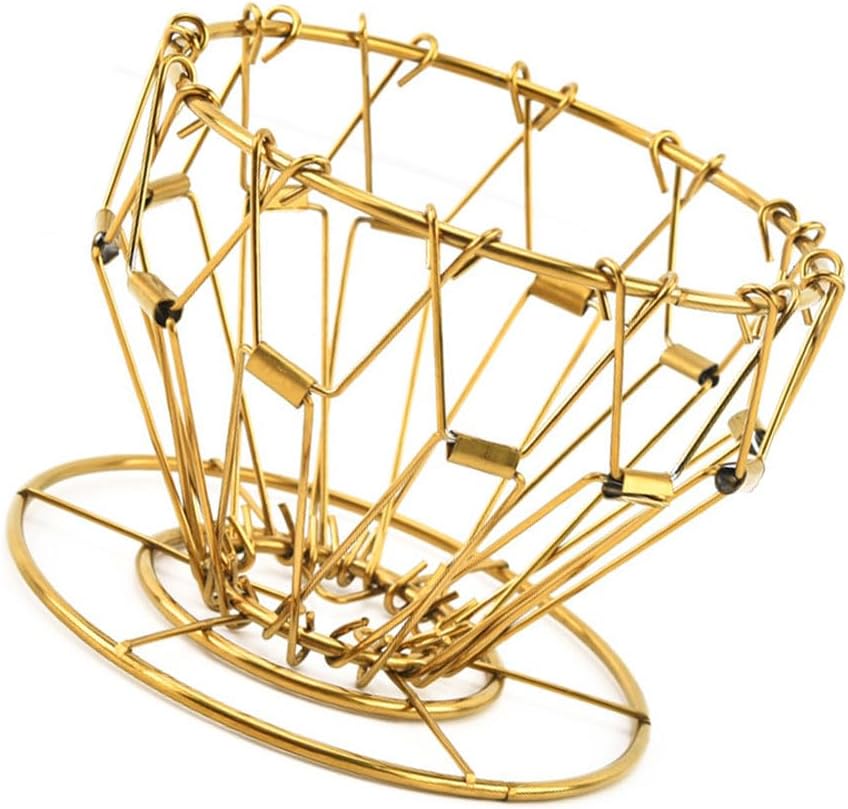 Collapsible Outdoor Pour Over Coffee Dripper,Portable Stainless Steel Reusable Coffee Dripper for Hiking, Camping, Home, Office，Traveling,Suit for Cake Filter and V60 Fiter