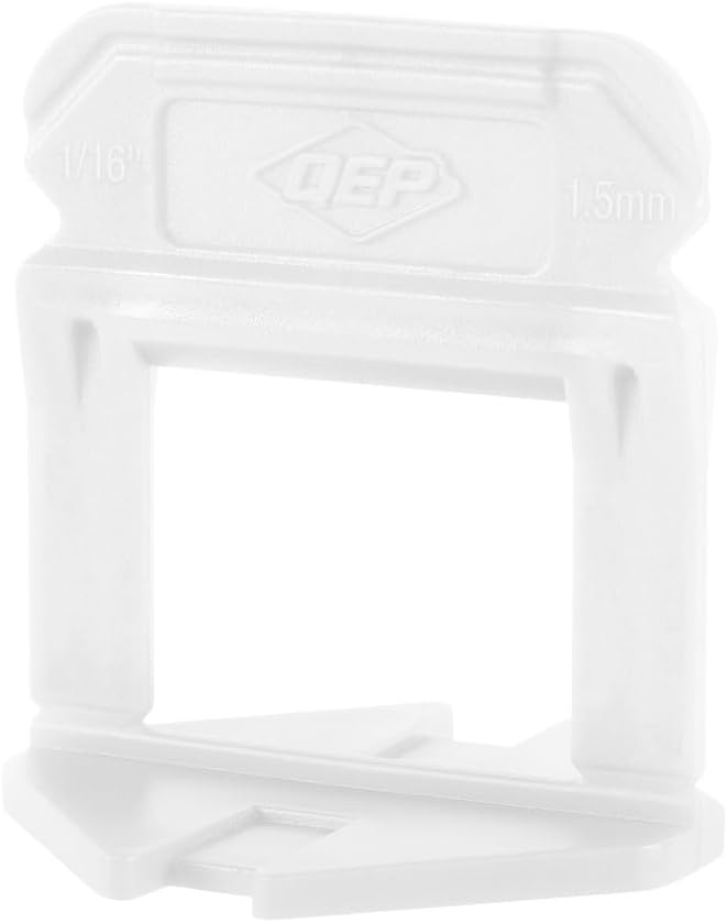 QEP Xtreme Tile Leveling System, Part A, Clips for 1/16" Grout (500 Pack)