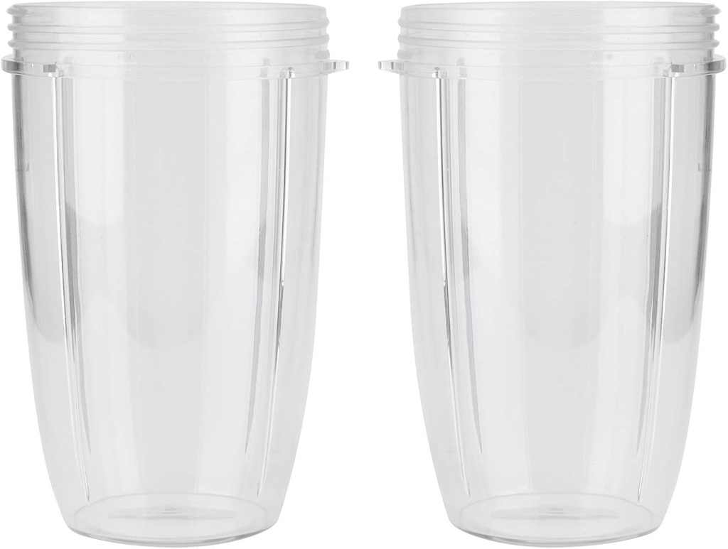 2pcs Replacement Cups for Replacement Parts, Blender Cup Replacement Part Juicer Cup, ABS Material Transparent Blender Accessory for Household 600W 900W