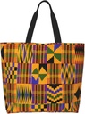 Retro African Tote Bags for Women Men Reusable Shopping Travel Grocery Bag African Ethnic Large Shoulder Bag