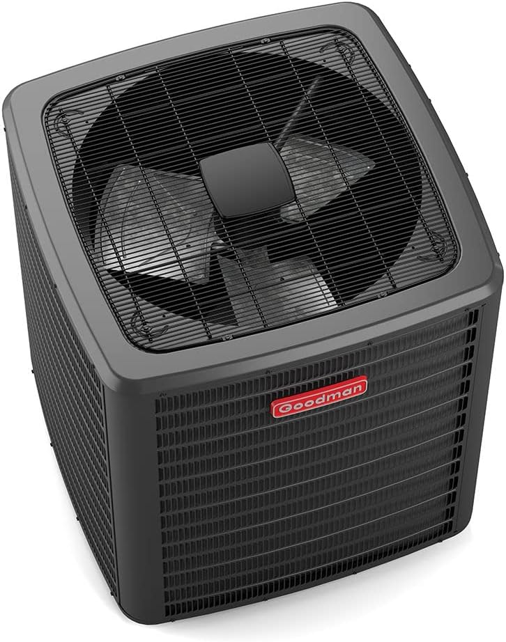Goodman 2.5 Ton 14.3 SEER2 Value Series Air Conditioner Condenser (Outdoor Unit Only) - Free Thermostat Included - GLXS4BA3010