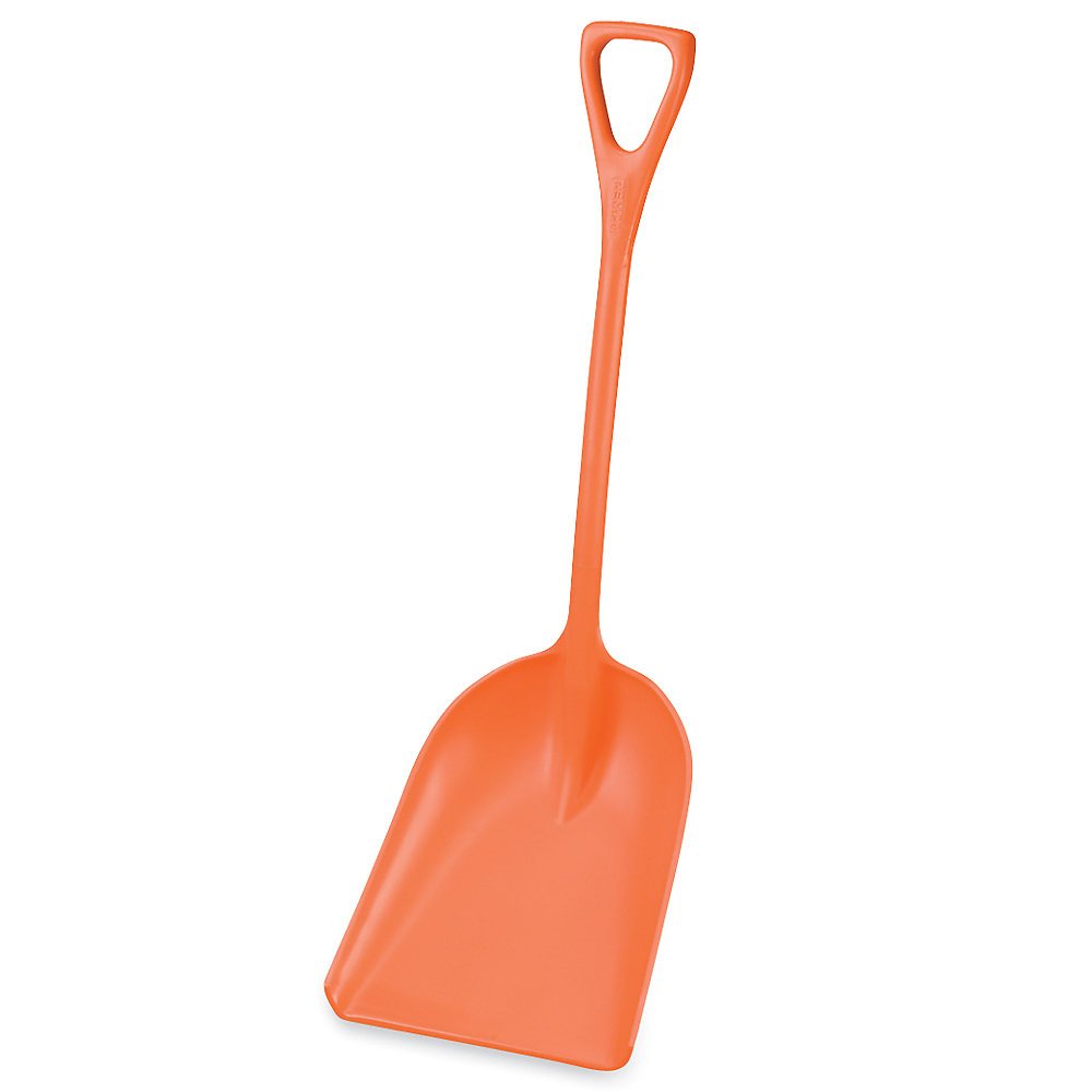 Hygienic Shovel, 14 x 17 in., Orange