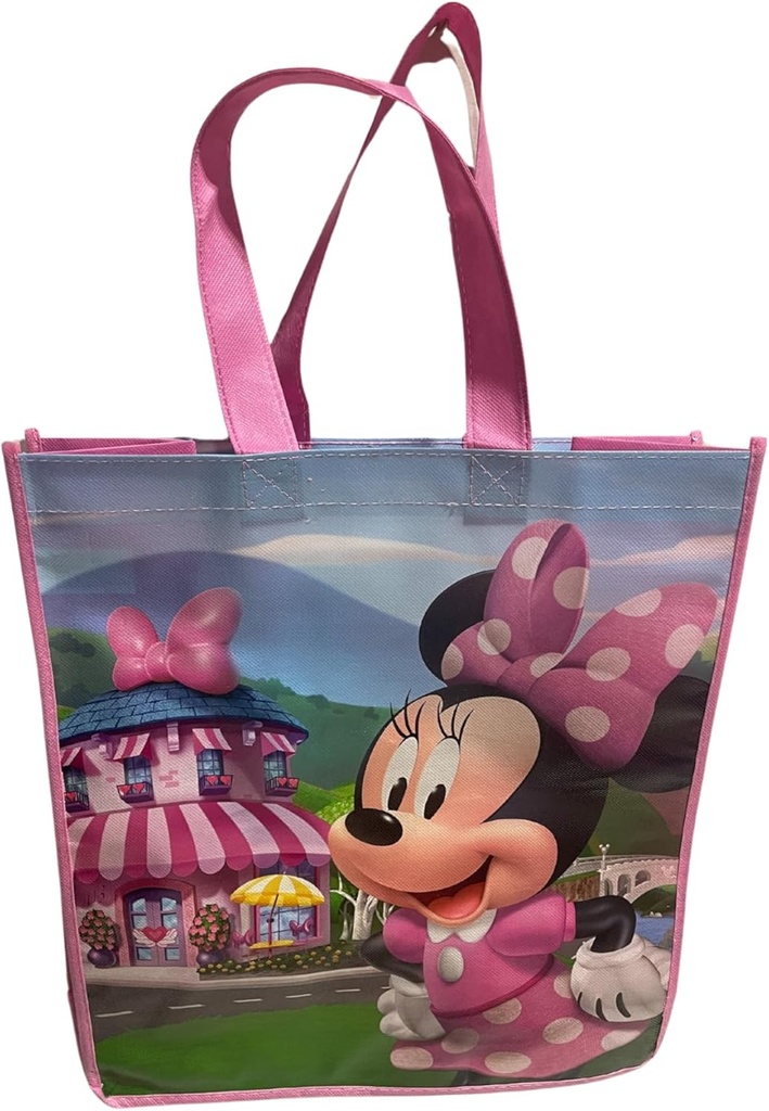 Legacy Licensing Partners Disney's Minnie Mouse in Her House in Toon Town Large Reusable Tote Bag