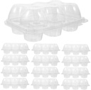 15pcs Cake Tray Set Individual Cupcake Containers Portable Cupcake Boxes for Storage Transport