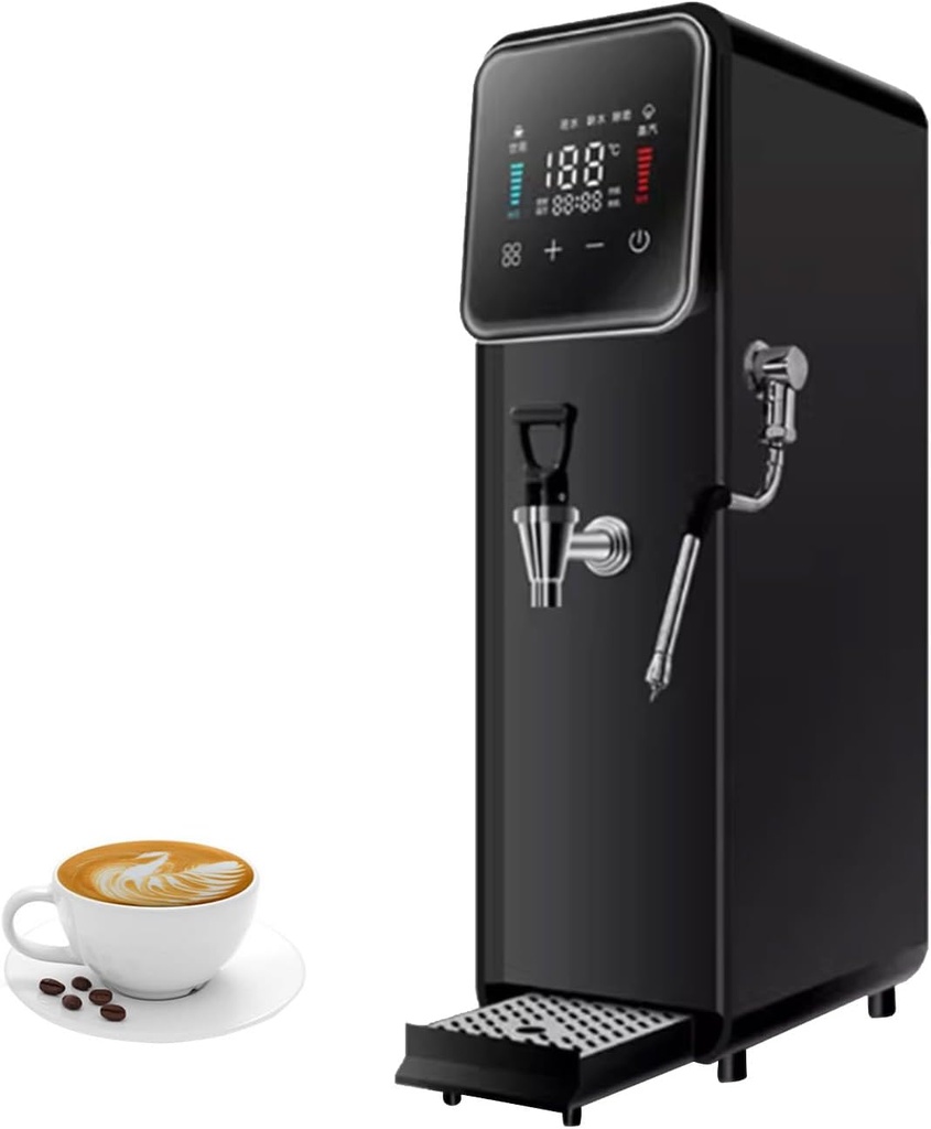 Commercial Steam Milk Frother Machine,Electric Full-Automatic Steam Boiling Water Frothing Machine,for Tea Coffee