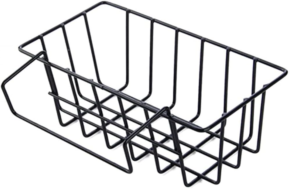 Wrought Iron Kitchen Storage Basket Sink Storage Basket Holder Hanging Organizer for Sponge Gadget Brush