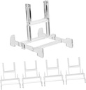 Folding Picture Stands 5pcs Picture Holders for Display Acrylic Plate Holders Household Photo Stands