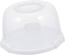 Portable Reusable Cake Carrier Lid Transparent Cake Holder for Birthday Parties Outdoor Events and Home Use Easy to Clean Lightweight Packaging Box