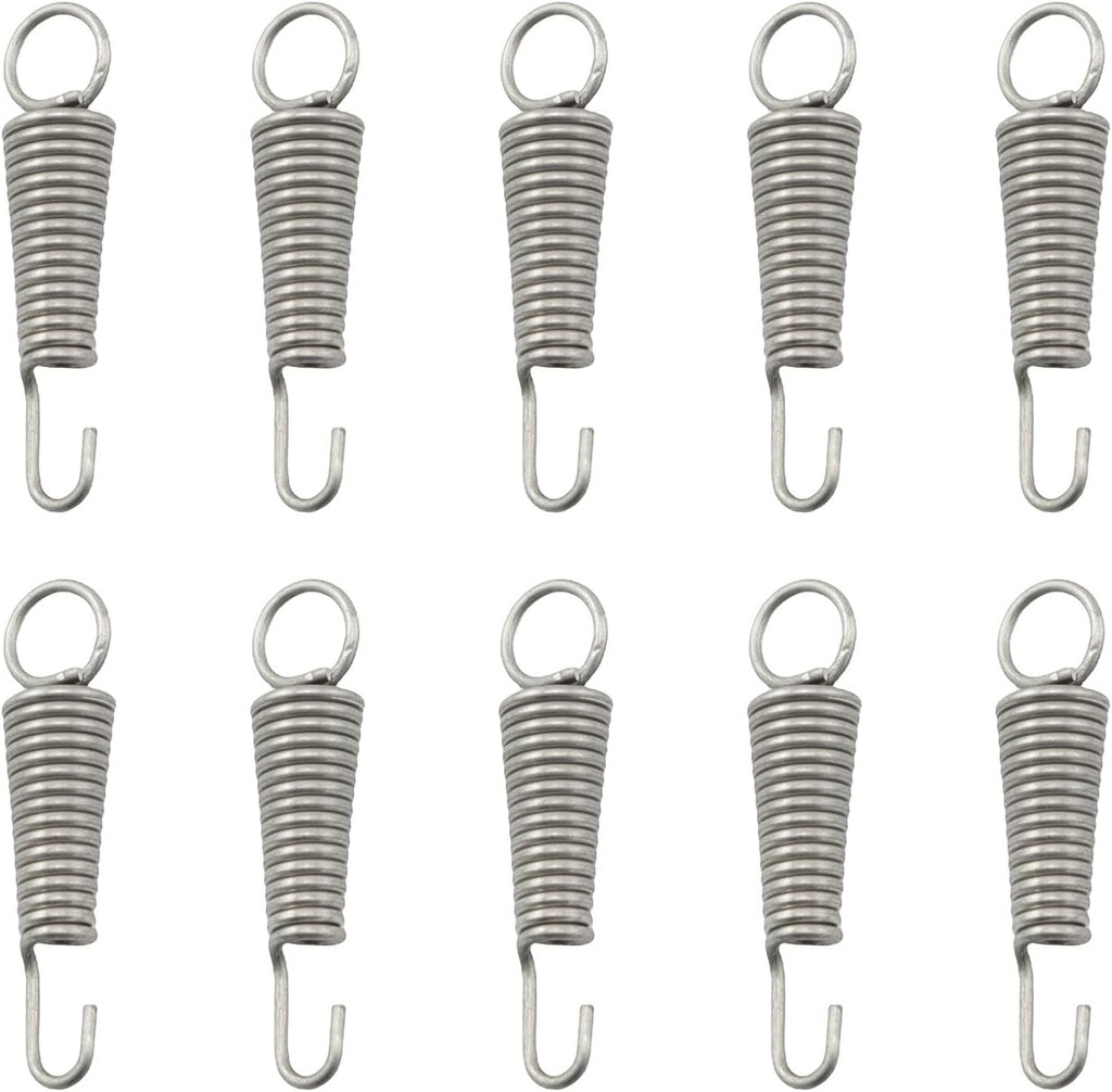 10PCS Silver Carbon Steel Hand Clamp Tension Spring Tool Repair Part Workholding Device for 6 Inch Locking Pliers