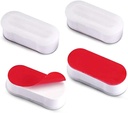 Bidet Toilet Seat Bumper With Strong Adhesive - Replacement Kit, Sticking Buffer Attachment for Use With Bidets - 4 PCS
