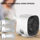 2025 New Updated Vital Breeze Portable Air Cooler, 3 Speeds Adjustable Vitalbreeze Air Conditioner Misting Fan, Air Misting Fan Portable Cooling Fans For Home, Office, Bedroom