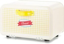 qiuqiu Large Capacity Bread Bin Kitchen Countertop Metal Bread Box with Front Opening Door Storage Home Sundries Box