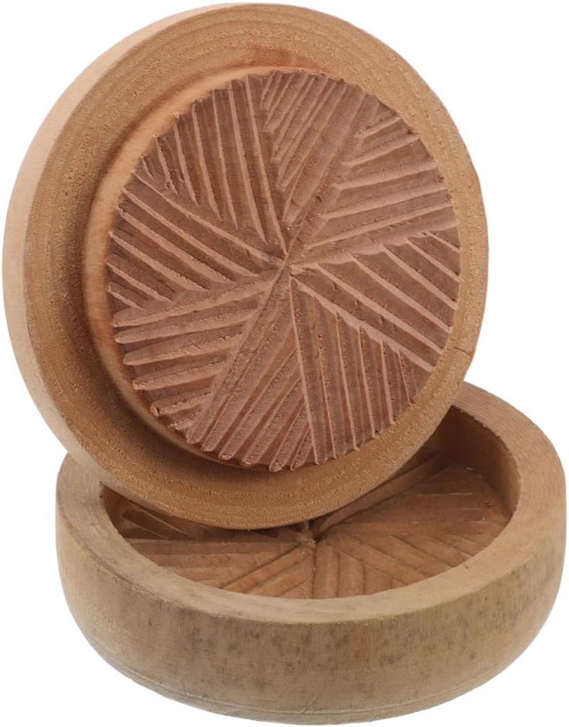 STOBAZA Wooden Grinder Manual Grinder Wheat Mill Handheld Wheat Kitchen Multifunctional Grain Peeling Tray for Rice and