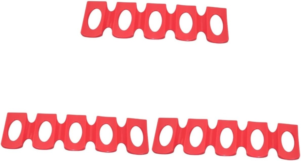 3pcs Silicone Can Rack Beverage Storage Mat Flexible Wine Bottle Holder for Home Office and Parties Lightweight High-temperature Resistant Easy to Organize