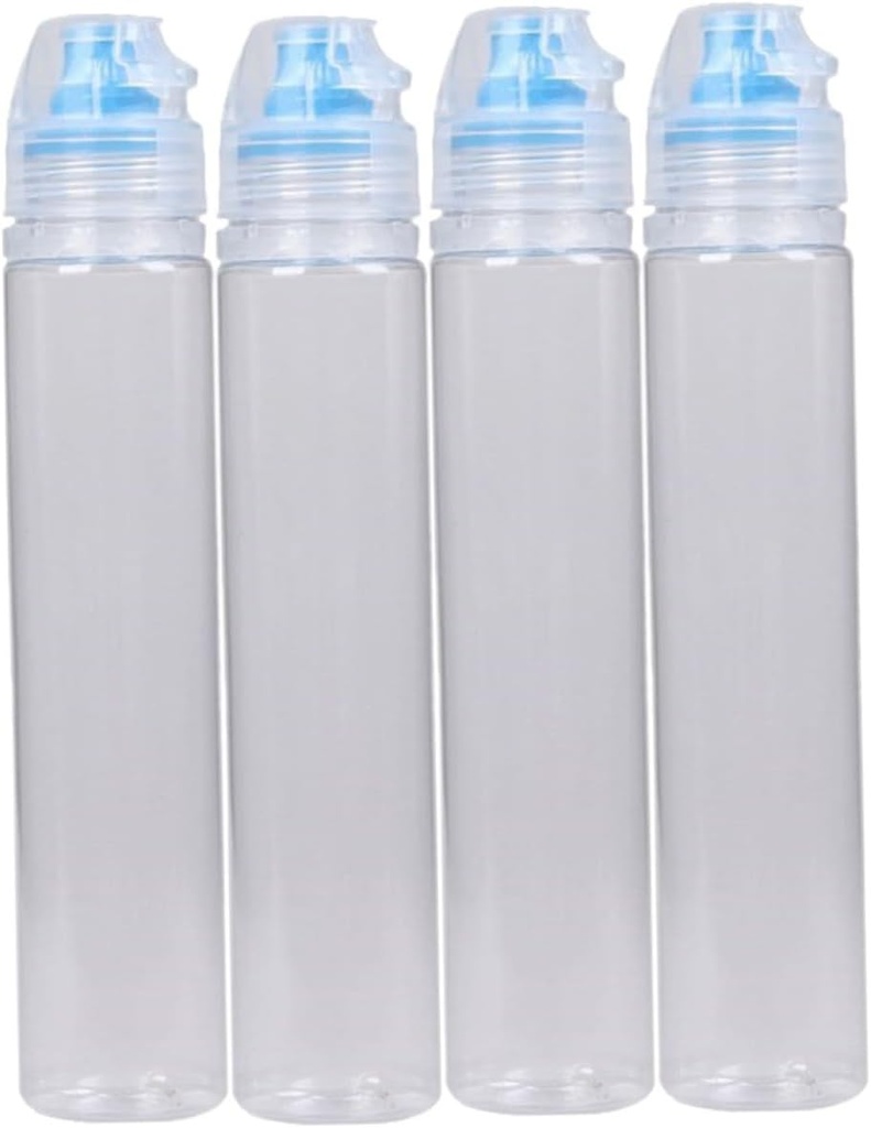 4Pcs PVC Honey Storage Container Food Sealed Bottle for Travel Office Ketchup Salad Dressing Dispenser Leak-proof Design Easy Pour Feature Random Color