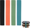 Elastic Cinch Straps, 4PCS Bento Box Elastic Belt Lunch Box Fixing Band Bento Boxes Replacement Bands for Office Classroom Picnic Camping Outdoors Meals Meal Plan Containers