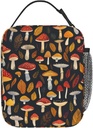 Boys Lunch Box Kids,Mushroom Girls Insulated Lunch Bag Reusable Work Lunch Tote Box Bag for Women Men and Adults, Large, 2064B