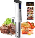 BLITZHOME Sous Vide Machine, WiFi APP Included, 1100W Sous Vide Cooker with Accurate Temperature & Timer, Stainless Ultra Quiet Precision Immersion Circulator Device, Kitchen Gadgets with Recipes