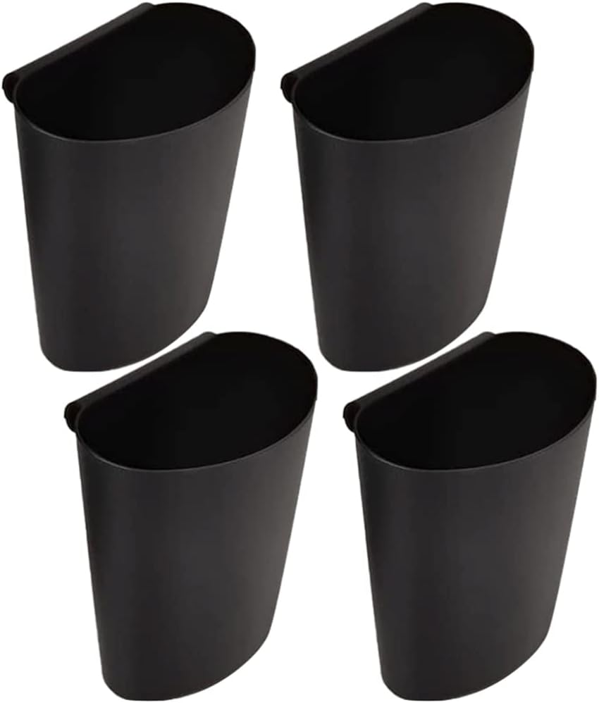 Kichvoe 4Pcs Hanging Bucket Storage Baskets for Rolling Cart Accessories Portable Utility Organizers for Makeup Art Supplies Kitchen and Home Organization