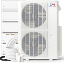 Cooper & Hunter 5-Zone 6,000 + 6,000 + 9,000 + 18,000 + 24,000 BTU Ductless Mini Split Air Conditioner & Heat Pump – Cooling & Heating – 23.4 SEER2 Inverter System – Includes 25FT Installation Kits