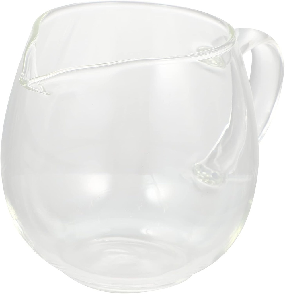 PRETYZOOM 1pc - Glass Tea Distributor Teacup for Loose Leaf Tea for Use Ergonomic Handle for Water Sake and Spirits
