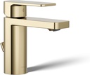 Kohler 23472-4-AF Parallel® Single-Handle Bathroom Sink Faucet, 1.2 gpm, Vibrant French Gold
