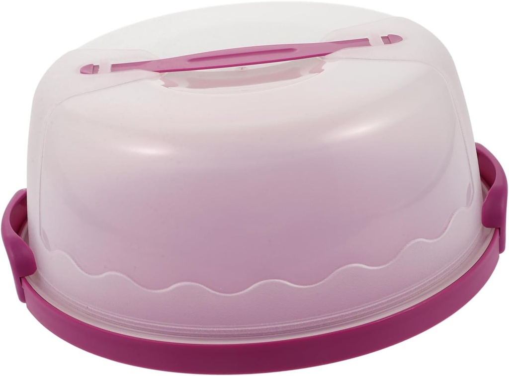 PartyKindom Reusable Cake Box for Cakes Handheld Decorative Carrier Preservation Firm Design for Freshness for Birthdays and Events