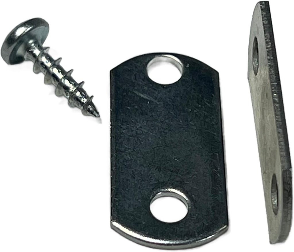 Canvas Clips for Picture Framing screws included 15 per pack ( Choose your offset size ) by E.H.C. (0/0 Flush)