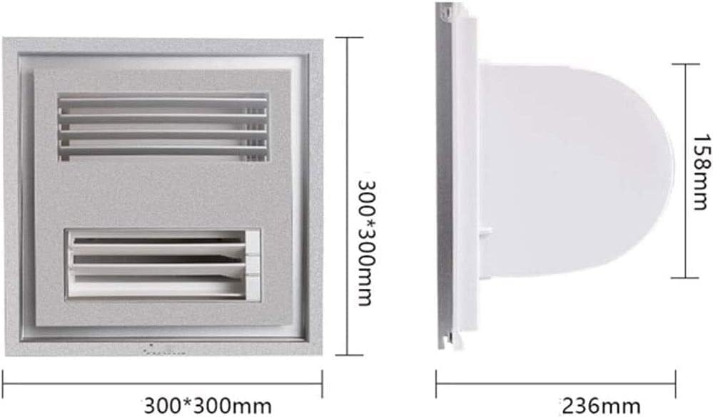 Bathroom Exhaust Fan, Ventilation Fan, in-line Exhaust Fan Installation High-Power Range Fume Ventilation Fan Bathroom Louver Ventilation Fan