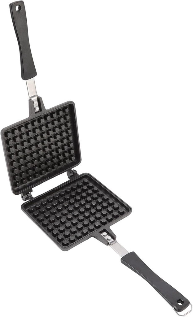 Square Waffle Baking Mold Efficient Universal Easy Operation Non Stick Waffle Maker for Home and Outdoor Use