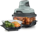 Ninja Crispi Portable Glass Air Fryer Cooking System, 1500W, 4Qt + 6Cup Glass Containers, 4in1 Max Crisp Bake Air Fry ReCrisp