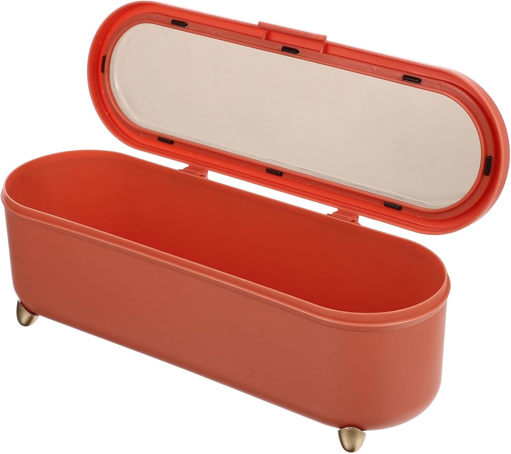 Multi-Function Cutlery Storage Box Sealed Kitchen Utensil Organizer Lid Visible Design for Easy Access for Home and Office Countertops