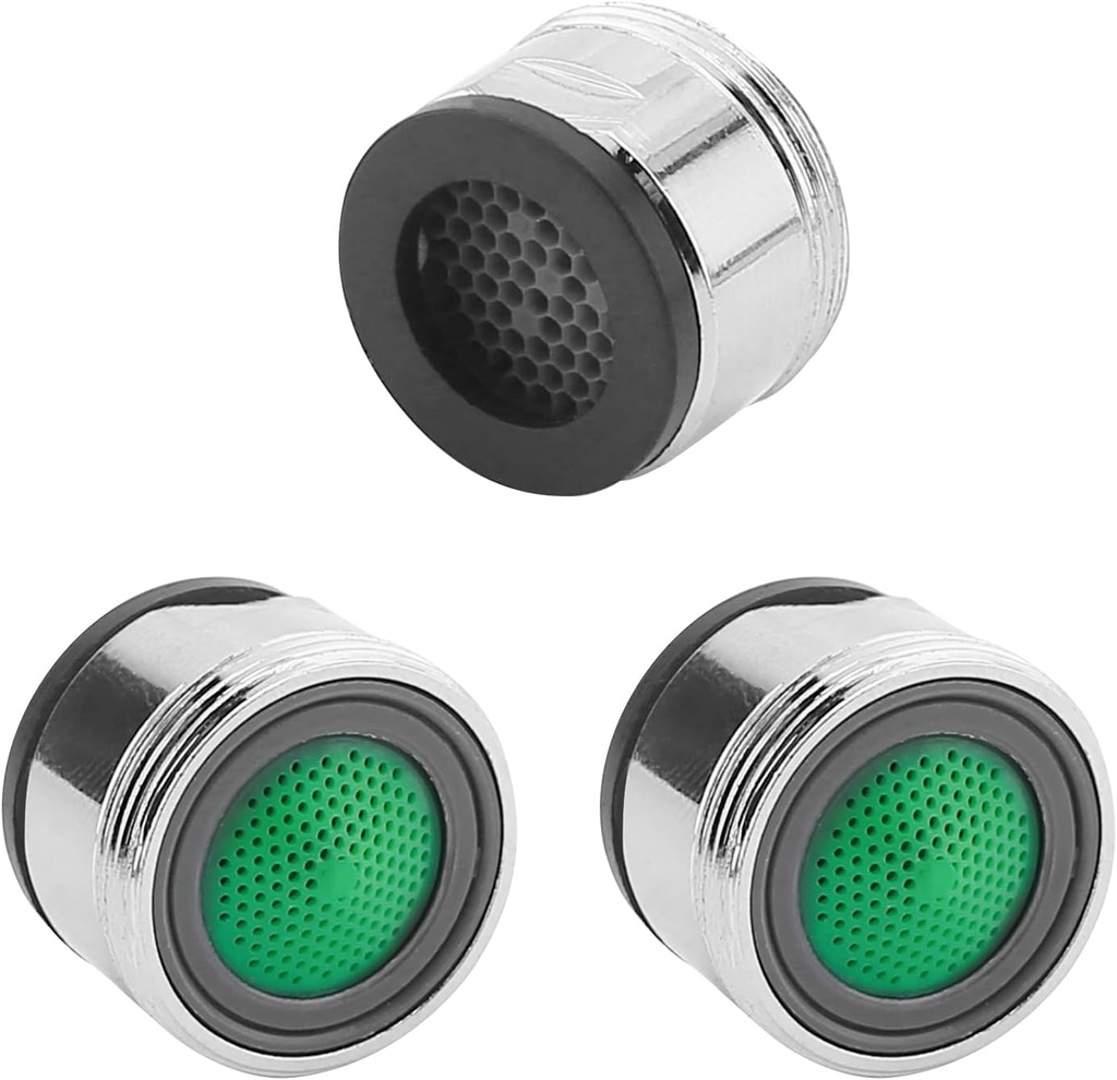 3PCS 20mm Faucet Aerators 13/16" Male Faucet Aerators Faucet Flow Restrictor Replacement Parts Insert Sink Aerator for Bathroom or Kitchen