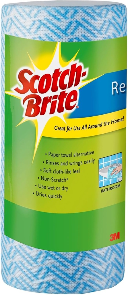 Scotch-Brite™ Multipurpose Reusable Wipes, Pack Of 40 Wipes
