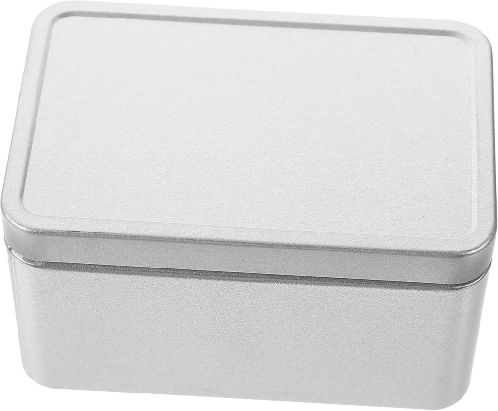 Tinplate Tea Jar Lid Mini Storage Container for Loose Tea Leaves and Cookies Decorative Metal Storage Box for Candy and Snacks for Home and Kitchen